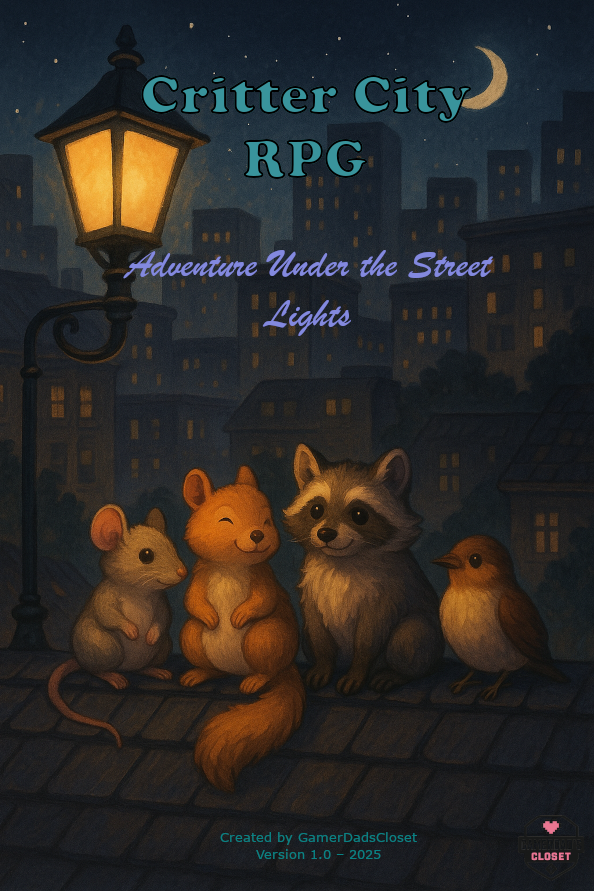 Critter Cover - GamerDadsCloset RPG and fantasy art